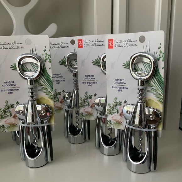 PRESIDENTS CHOICE Winged Corkscrew Bottle Wine Beer Opener BRAND NEW 7 TOTAL - Picture 2 of 6
